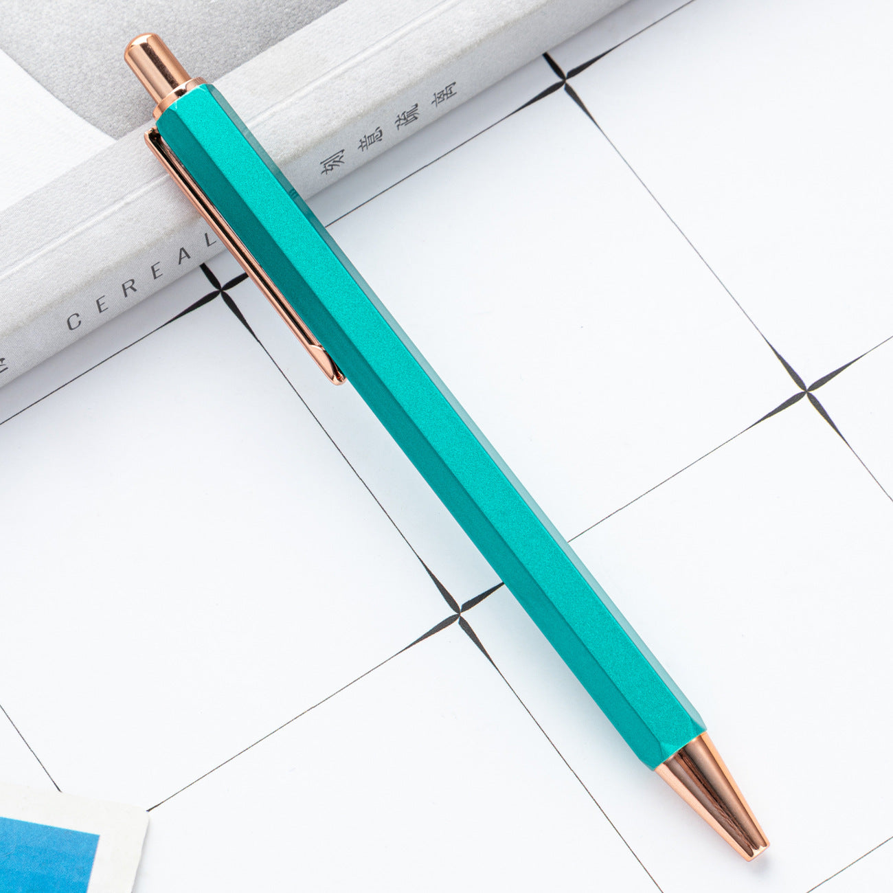 Wholesale Hexagonal Push Metal Ballpoint Pen